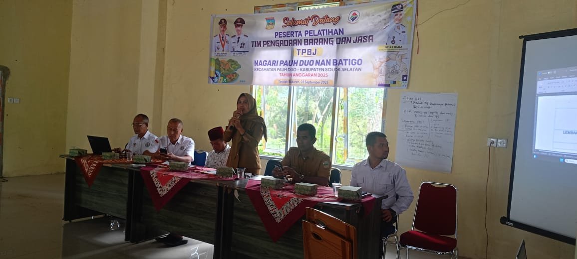 Pelatihan pengadaan barang dan jasa( TPBJ) 